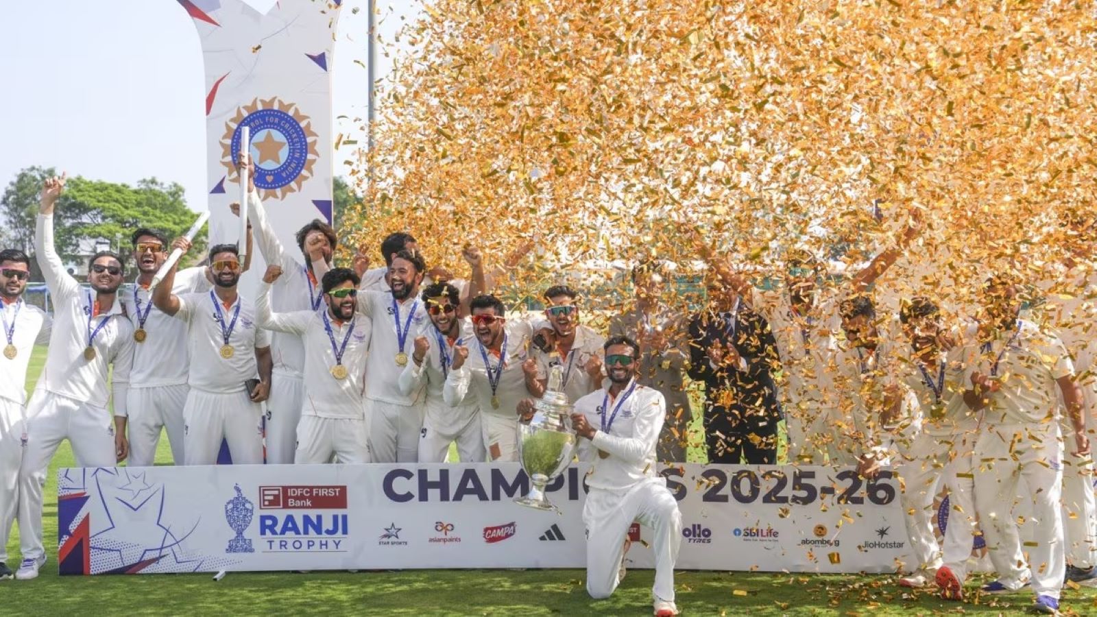 First Ever Ranji Trophy title won by Jammu and Kashmir